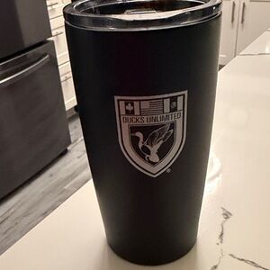 Black Insulated Travel Tumbler